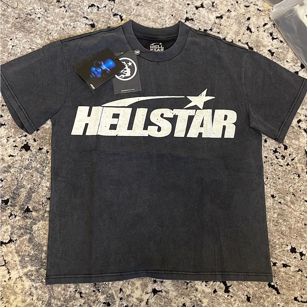 HELLSTAR ACID WASH TEE